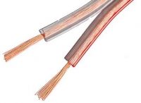 Reproduktorový kabel 2 x 1,5 mm2 transparentní