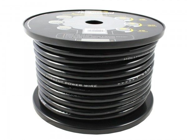 Napájecí kabel Hollywood CCA PCB 4 černý 20,00 mm2