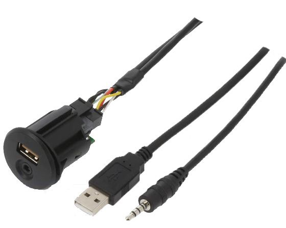 Vstup USB a AUX s kabelem 4CARMEDIA - Autoradia-Hifi.cz