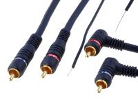 Stíněný Cinch - RCA - linkový audio kabel