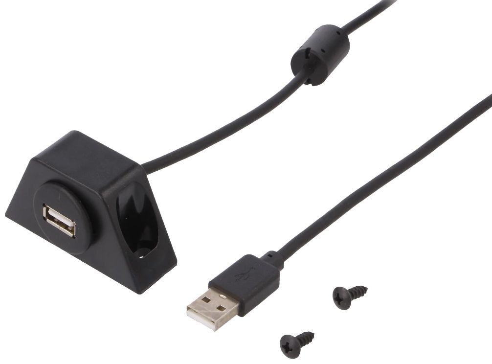 Montážní zásuvka USB s kabelem 0,6 m 4CARMEDIA